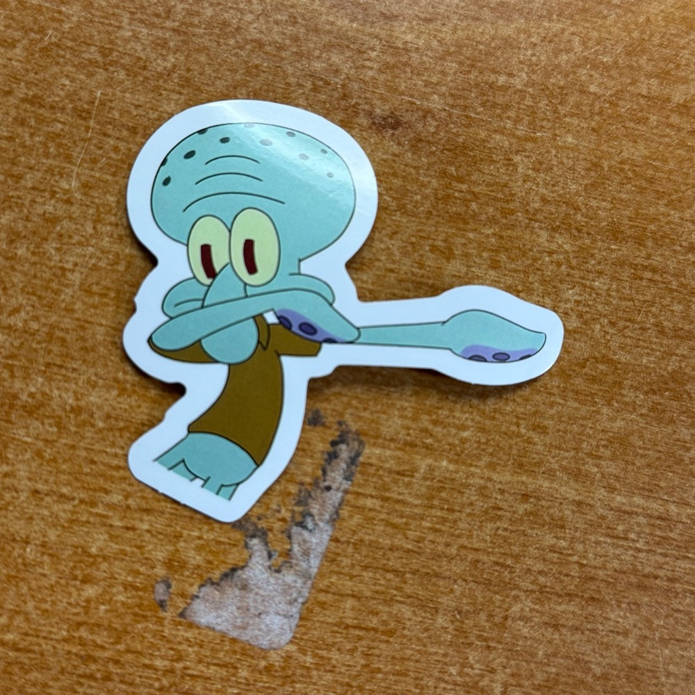 Squidward Sticker‎
